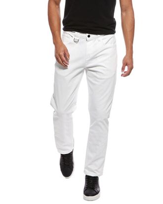 Karl Lagerfeld Karl Lagerfeld Stretch Slim Leg Linen-Blend Jean