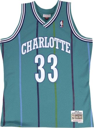 Mitchell & Ness x NBA Canotta Hornets 92 Alonzo Mourning Swingman Road - Blu