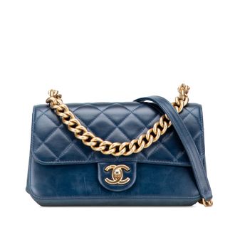 Chanel Gequilted Chain Crossbody