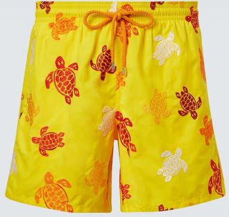 Vilebrequin Mistral printed swim trunks