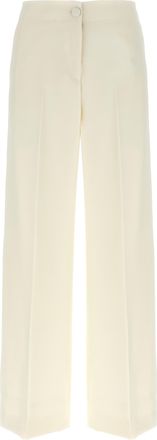 Brioni White Wool Casual Womens Pants