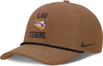 Nike LSU Military Appreciation Rise Nike Mens Dri-FIT College A-Frame Adjustable Hat in Brown | NC962EALSN-7AL