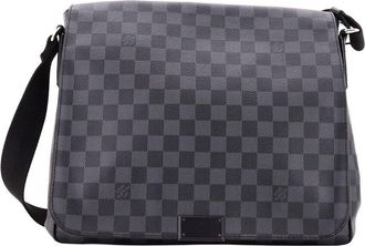 Louis Vuitton Black Damier Graphite District Pm (Authentic Pre-Loved)