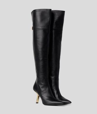 Karl lagerfeld thigh high boots on sale