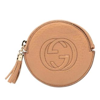 Gucci Pre-owned Wallets, female, Brown, Size: ONE SIZE Pre-owned Coin Pouch