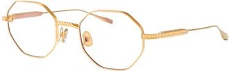 Valentino Garavani V-Stud Brillen - Dames - Brillen - Geel - 52 MM - Accessoires