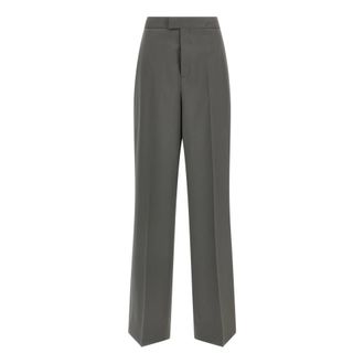 ARMARIUM Juno Tailored Broeken - Dames - Wijde Broeken - Grijs - XS - Wol - Broeken