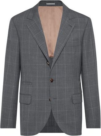 Brunello Cucinelli Virgin wool blazer in Grey at Nordstrom, Size 46 It