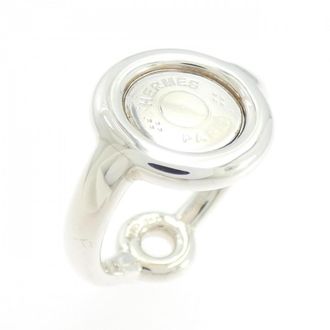 Herm&egrave;s Silver 925 Band Ring (Pre-Owned)