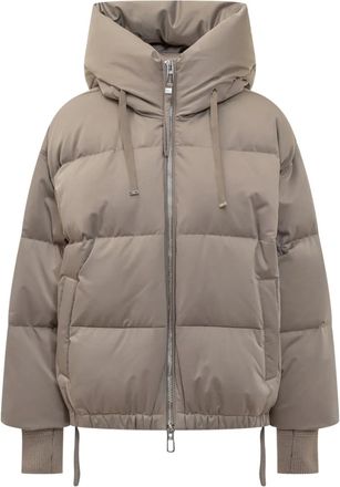 Duno Heka gewatteerd jack met capuchon - Beige