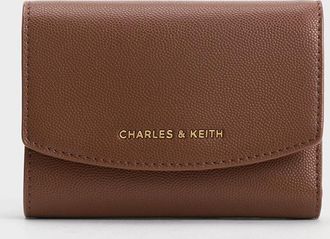 Charles & Keith Briony Curved Flap Wallet
