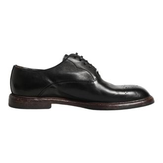 Dolce & Gabbana Schoenen - Heren - Nette schoenen - Zwart - 41 EU - Schoenen