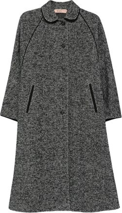 N&deg;21 Cappotto Tessuto - Dames - Mantel - Grijs - XS - Jassen