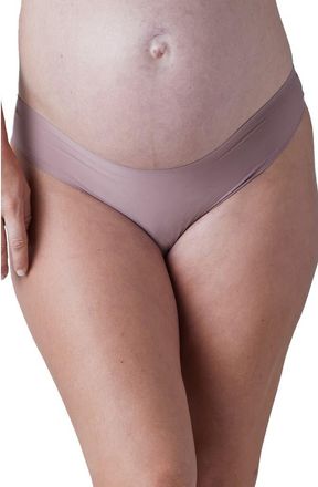 Ingrid & Isabel 5-Pack Seamless Maternity Thongs in Mauve at Nordstrom, Size X-Small