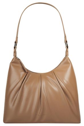 Bugatti Umh&auml;ngetasche BUGATTI MILA, Damen, Gr. B/H/T: 30cm x 28cm x 11cm onesize, beige (sand), Kunstfaser, Taschen Umh&auml;ngetasche