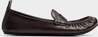 Acne Studios Womens Supple leather loafers