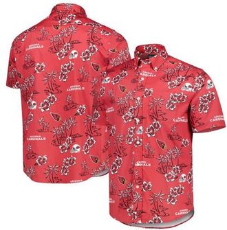 Reyn Spooner Mens Reyn Spooner Cardinal Arizona Cardinals Kekai Button-Up Shirt at Nordstrom, Size Medium