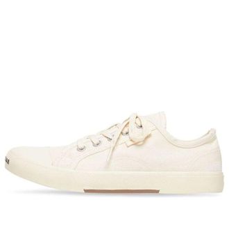 Balenciaga (WMNS) Balenciaga Paris Low Top Sneakers White Destroyed Cotton and White Rubber 688757W3RC59090