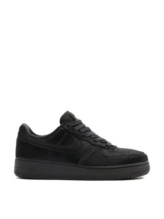 Nike Air Force 1 Low 07 Triple Black Pony Hair Sneakers