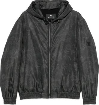 Etro Bomberjack - Heren - Zomerjassen - Grijs - L - Polyester - Jassen