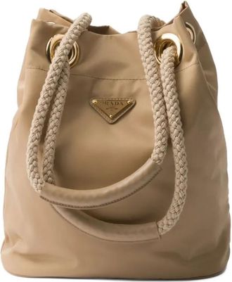 Prada Borsa a secchiello Mariner piccola - Toni neutri