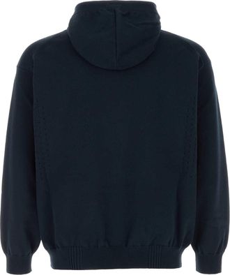 Herno Blu Navy Exterior: Cotton Polyester Felpe Sweater