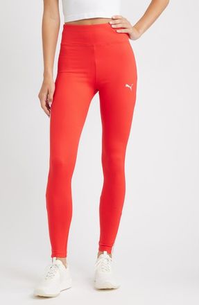 Puma T7 Leggings in For All Time Red-Puma White at Nordstrom, Size X-Large