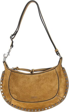 Isabel Marant Suede leather Oskan Moon bag Woman One Size