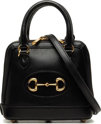 Gucci Pre-owned Gucci Small Calfskin Horsebit 1955 Satchel Ladies 3IGNX4ZP7O1MHUYB