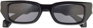 Off-white Fillmore 49mm Square Sunglasses in Black Dark Grey at Nordstrom Rack