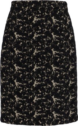 Proenza Schouler Knee Length Printed Skirt in Multicolor Wool