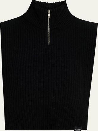 Maison Margiela Cropped Wool-Blend Sweater Vest