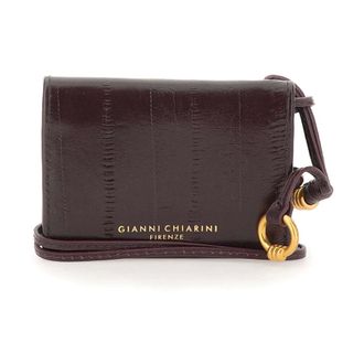 Gianni Chiarini Eel Card Holder - female - Gianni Chiarini - Wallets & Cardholders - Red - ONE SIZE - Accessories