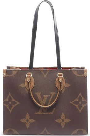 Louis Vuitton 2021-2025 Monogram Giant OnTheGo MM satchel - Brown