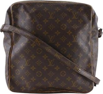 Louis Vuitton Pre-owned Canvas Cross Body Bag - unisex - Vintage Schoudertas - Bruin - ONE Size - Vintage