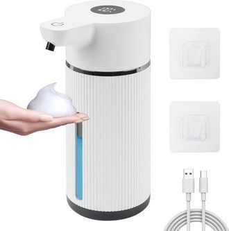 OEM Dispensador Autom&aacute;tico De Jab&oacute;n Con Pantalla Digital, Dispensador De Jab&oacute;n En Espuma Recargable Por Usb Para El Ba&ntilde;o