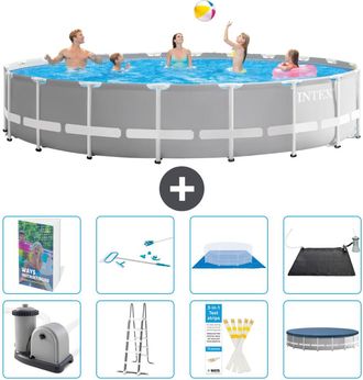 Intex Piscina Prism Frame Redonda - 610x132 Cm - 9-piezas S583