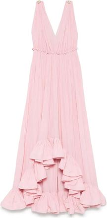 Lanvin Abito da sera con ruches - Rosa