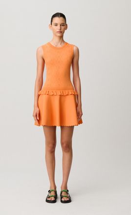 Claudie Pierlot Robe maille volant