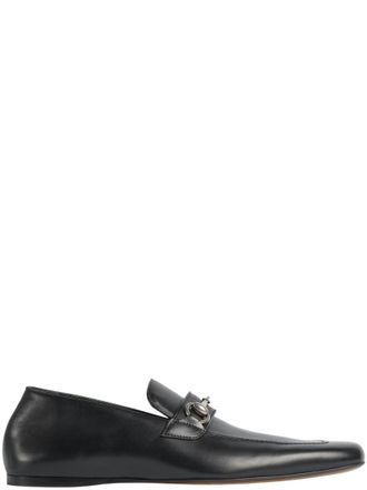 Gucci Black Slip On Loafers