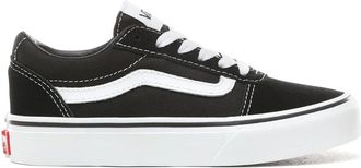 Vans Jeugd Zwarte Skate Schoenen - Dames - Sneakers - Zwart - 39 EU - Leer - Schoenen