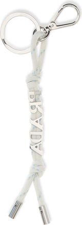 Prada Mens Speedrock Keychain Bianco Recycled Polyamide Key Rings