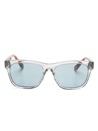 Brunello Cucinelli wayfarer-frame sunglasses - unisex - Acetate - 55 - Grey