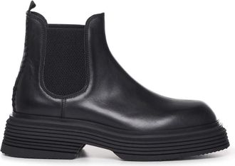 The Antipode Zwarte laarzen met 98% katoen - Heren - Chelseaboots - Zwart - 42 EU - Katoen - Schoenen
