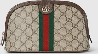 Gucci Ophidia Small Cosmetic Case, Beige, GG Canvas