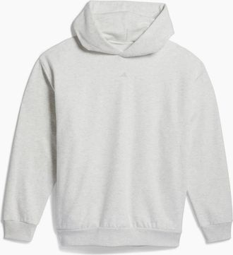 adidas Mens Printed Logo Relaxed Fit Drop Shoulder Long Sleeve Sweatshirt - Grey - Size: 3XS