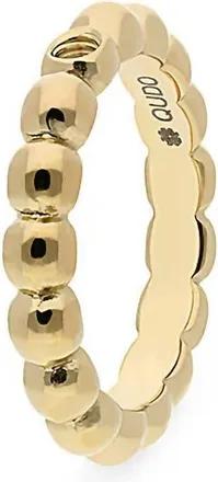Qudo Womens Basic Veroli Ring In Gold