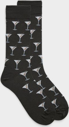 Hot Sox Mens Martini socks