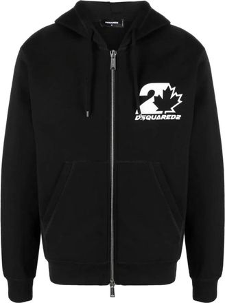 Dsquared2 Uomo, Felpe, Nero, L, new