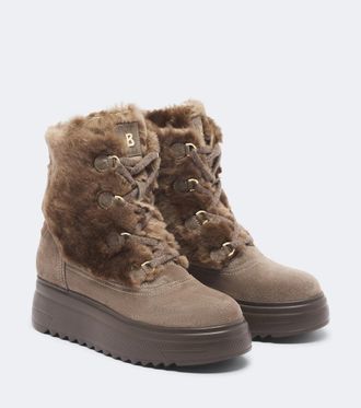 Bogner Botas con cordones Stockholm de ante y borrego